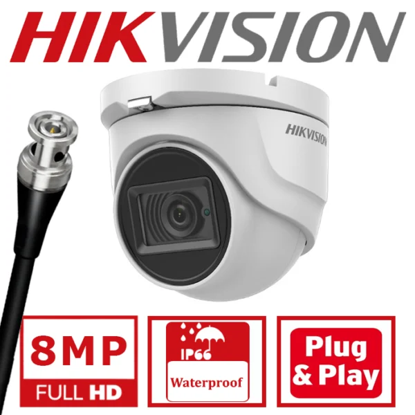 HIKVISION 8MP UHD 30M IR CAMERA DS-2CE76U1T-ITMF (2.8mm)