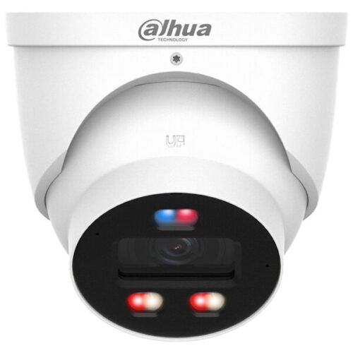 Dahua 8MP IP TIOC 3.0 PRO Dome Night in Colour 2Way Talk Active Deterrent on Motion Detection White